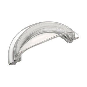 Belwith Keeler Luster Glass Cabinet Drawer Pull Chrome B076574 GLCH 92956